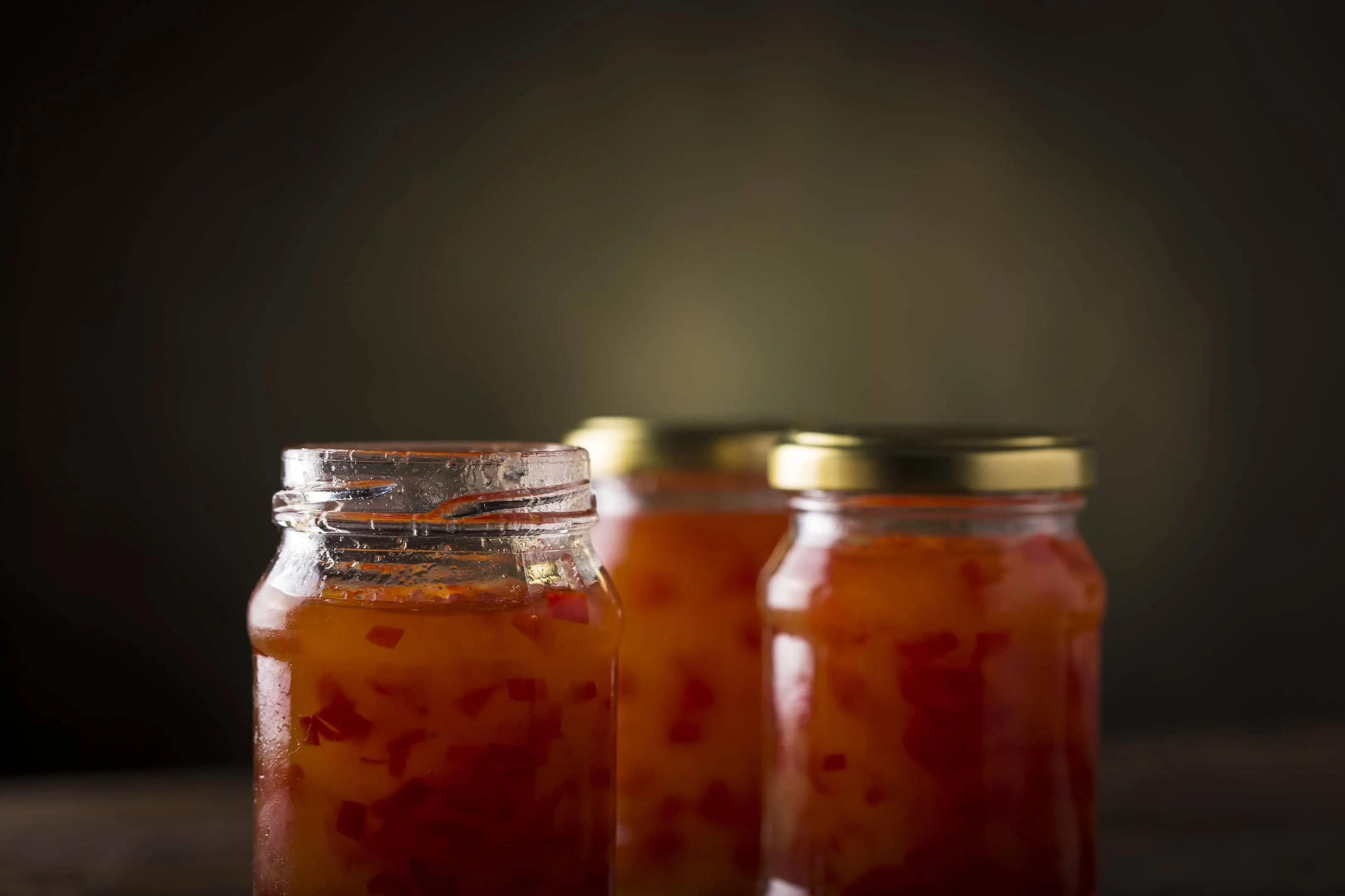 Jars of hot jalapeno jelly from Pioneer Woman