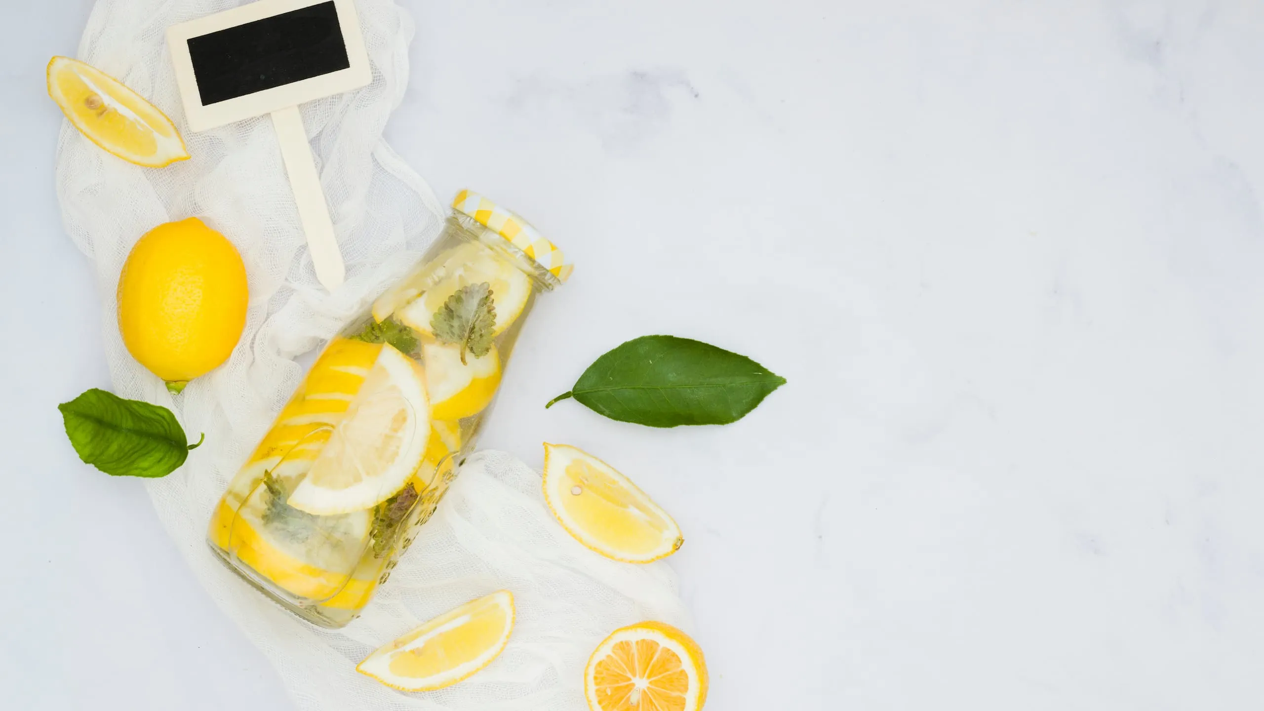 Lemon-flavored adult Capri Sun in a bottle