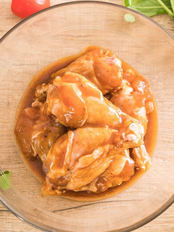 Chicken marinated with Chiavetta's marinade