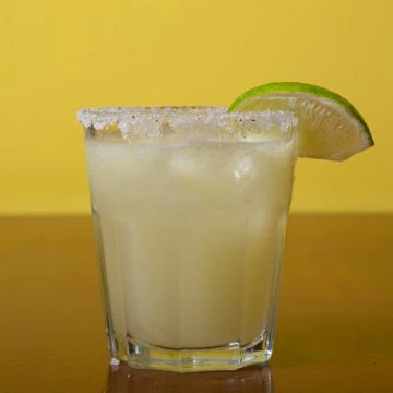 Homemade exotic Bartaco margarita with lime