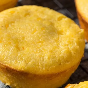 Copycat yellow Cracker Barrel cornbread muffins