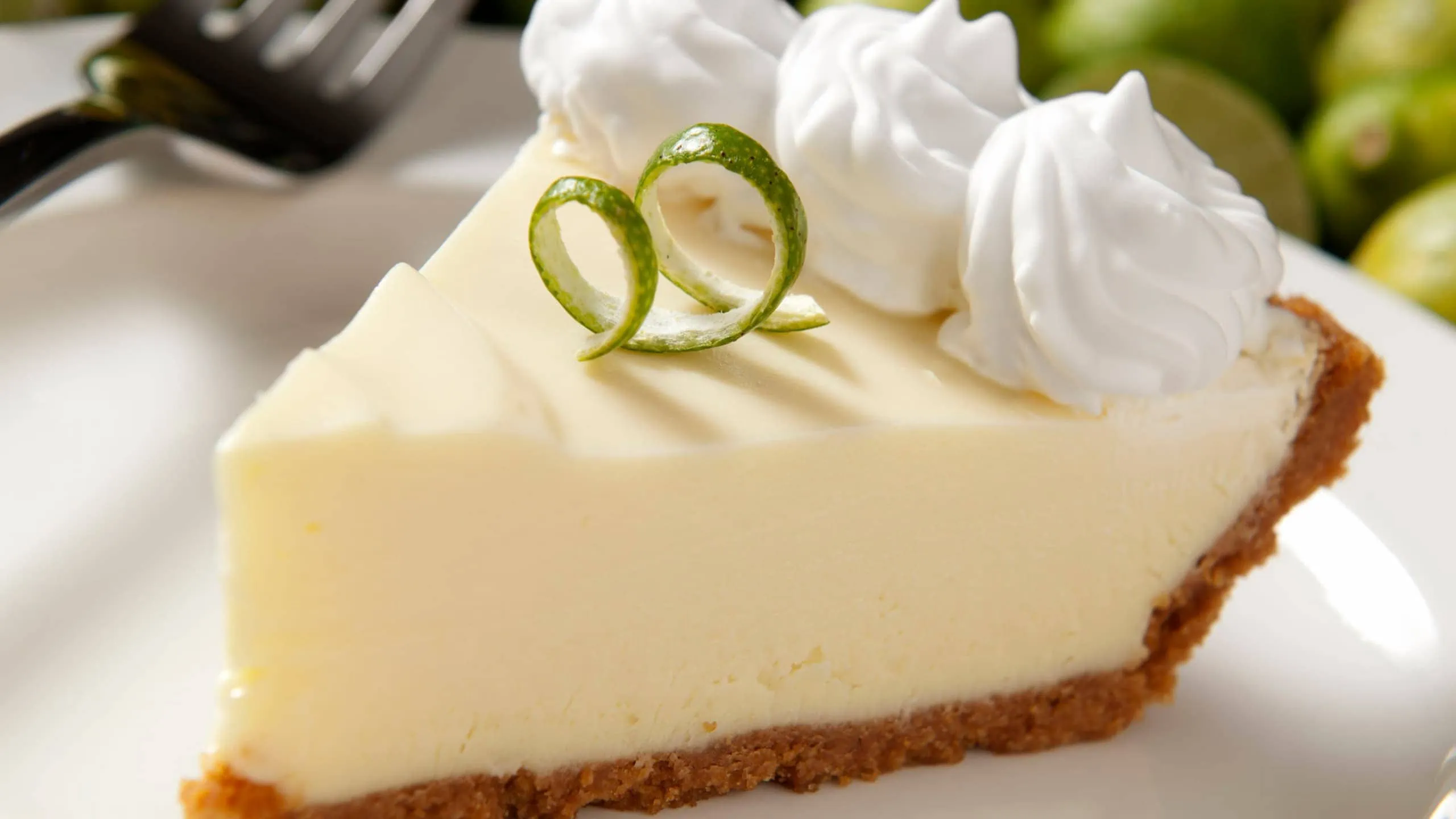 Our Kermit's key lime pie with whipped cream