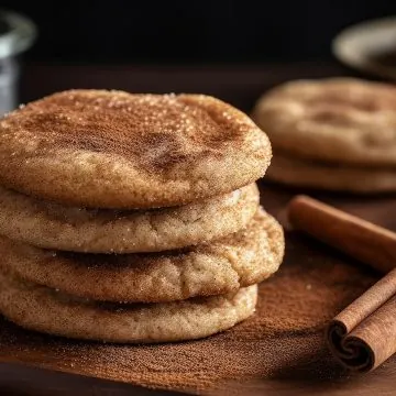 Crumbl Snickerdoodle cookies with cinnamon sticks