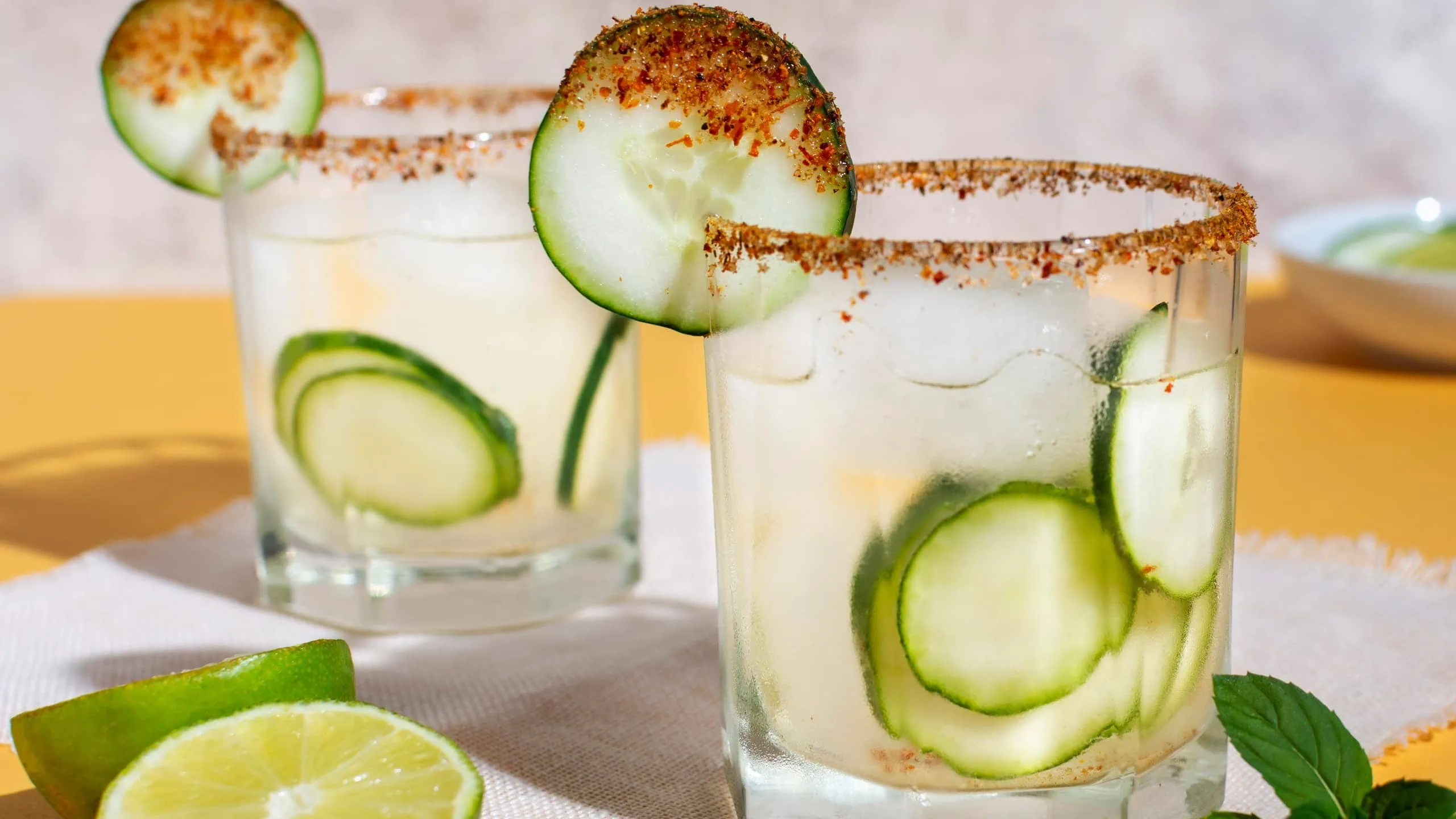 Our delicious pickle shot recipe garnished with chili and pickle