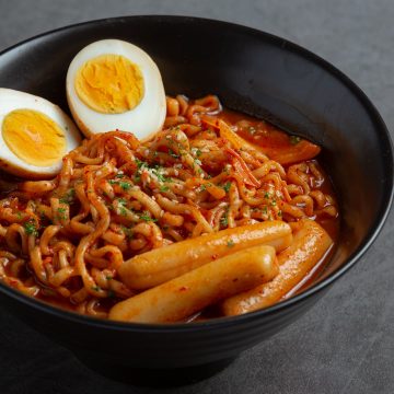 Our version of buldak ramen recipe