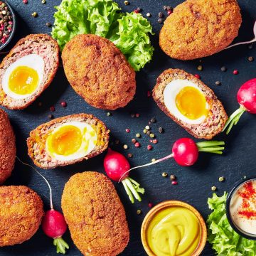 Our version of Gordon Ramsay's scotch eggs recipe