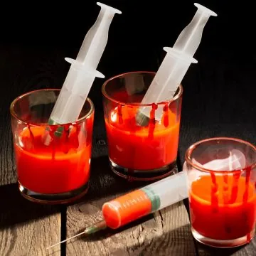 Our version of Jello shot syringes recipe