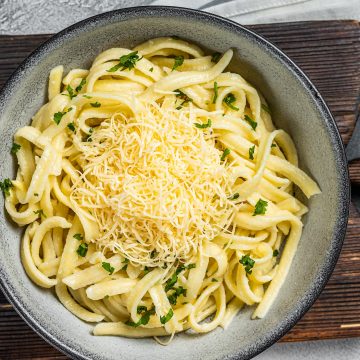 Our version of Noodles and Company's butter noodle recipe