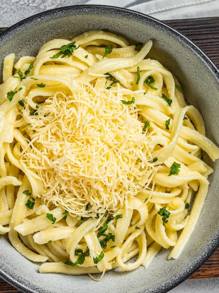 Our version of Noodles and Company's butter noodle recipe