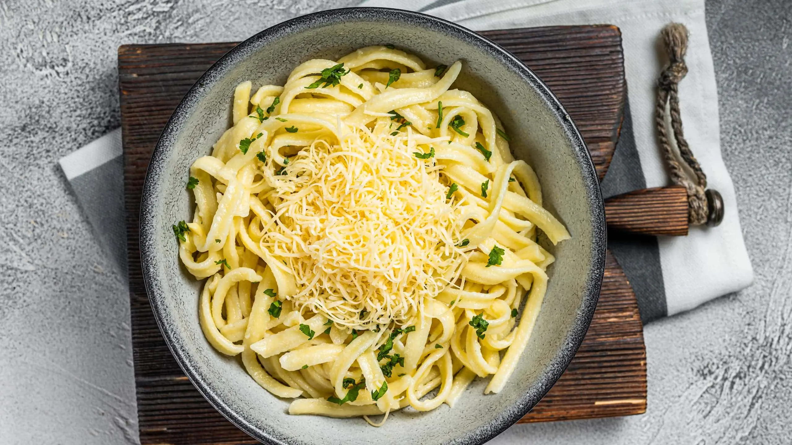 Our version of butter noodle recipe from Noodles and Company