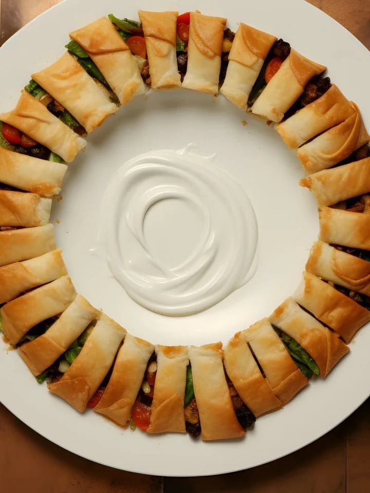 Our version of Pampered Chef's taco ring recipe