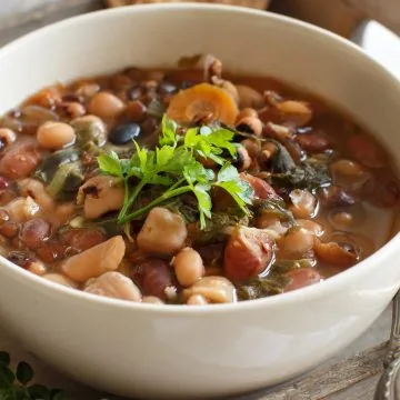 Our version of Anasazi beans recipe