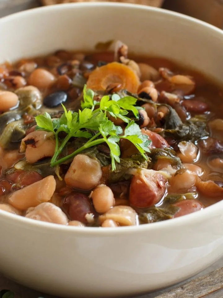 Our version of Anasazi beans recipe