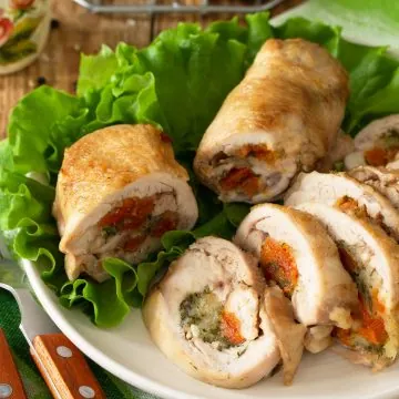 Our version of chicken roll up recipe