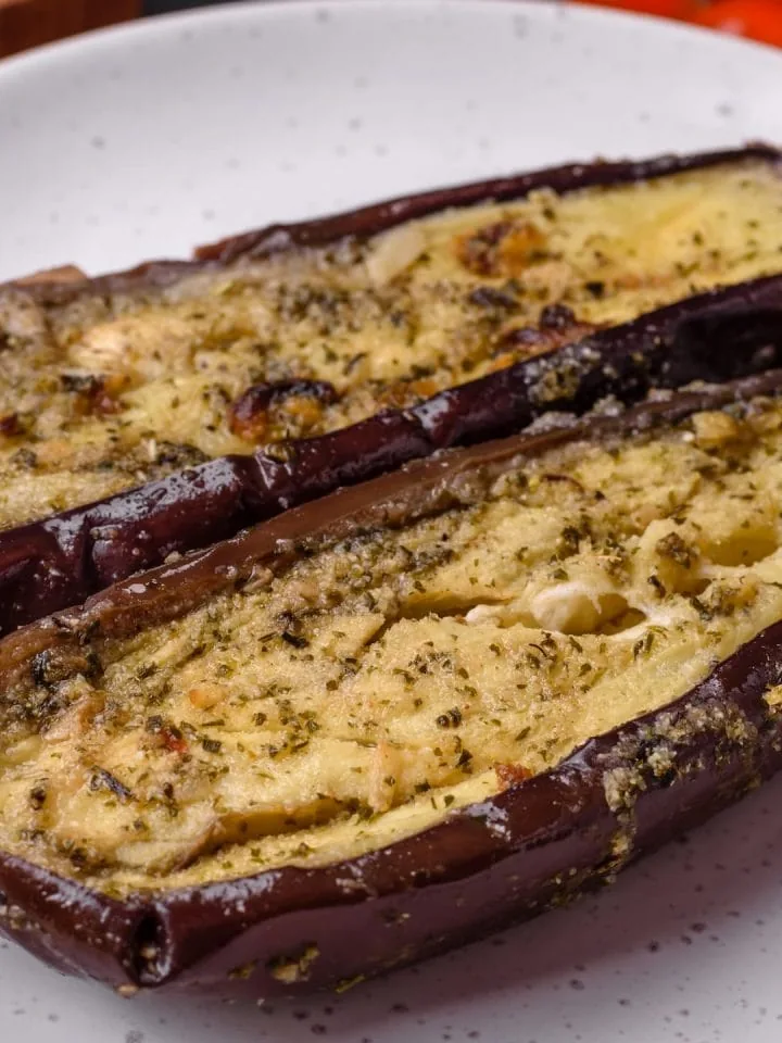 Our version of Fairy Tale eggplant recipe