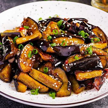 Our version of Japanese eggplant recipe