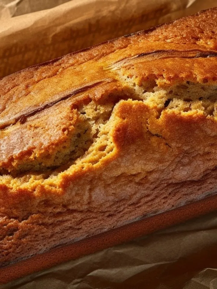 Our version of no-butter banana bread recipe