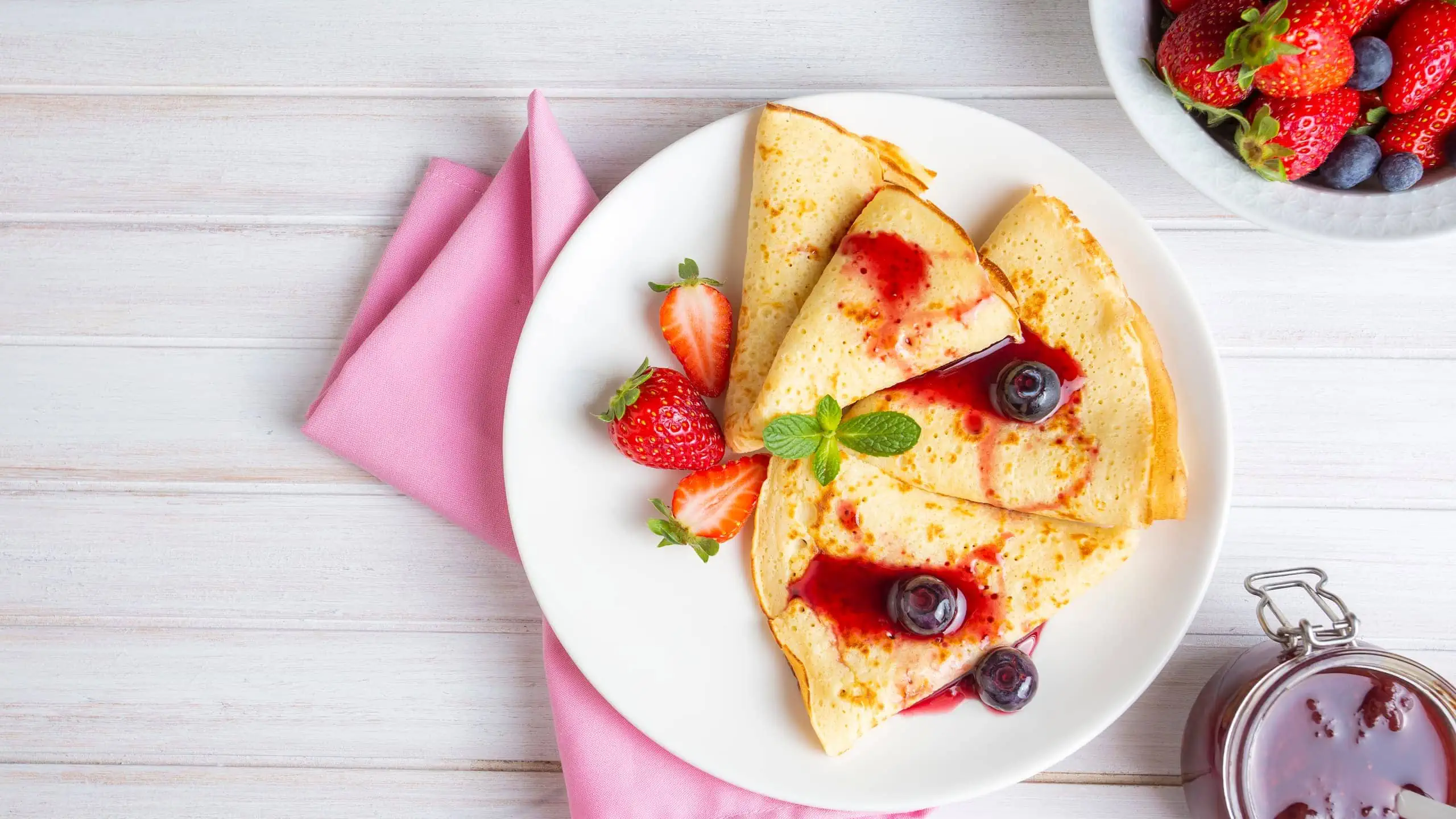 Our version of a single-serving crepe
