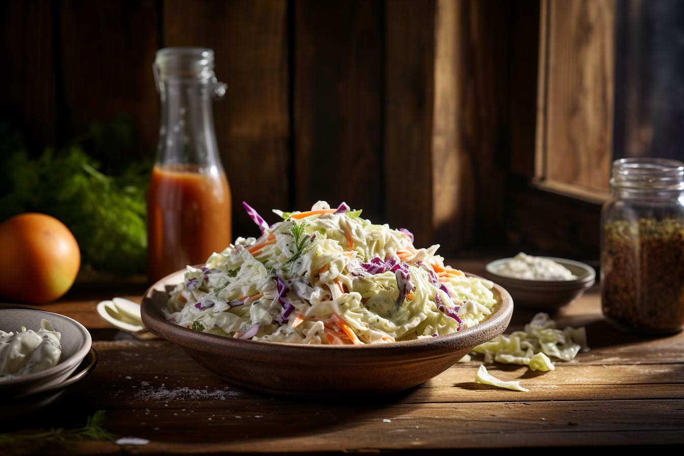 Dole's coleslaw recipe in a bowl