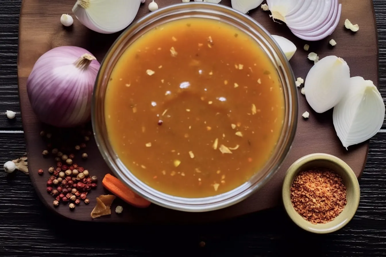 Subway's sweet onion sauce with key ingredients