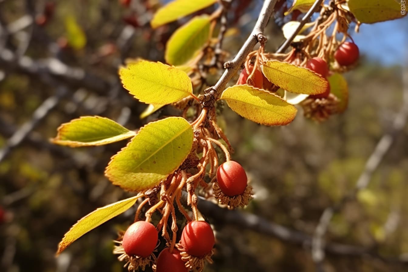 Chilean hazel tree