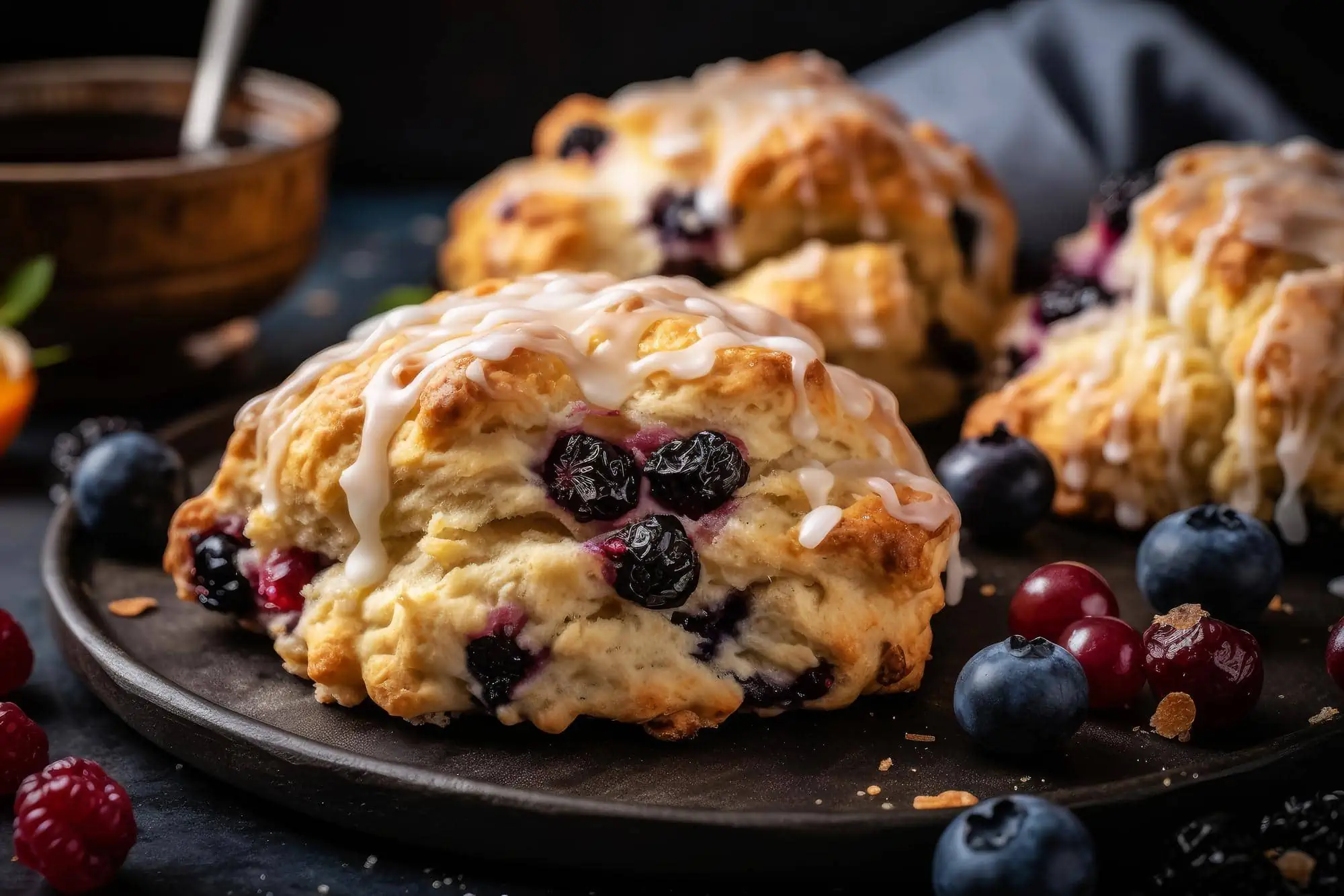 Homemade Bo-Berry biscuits