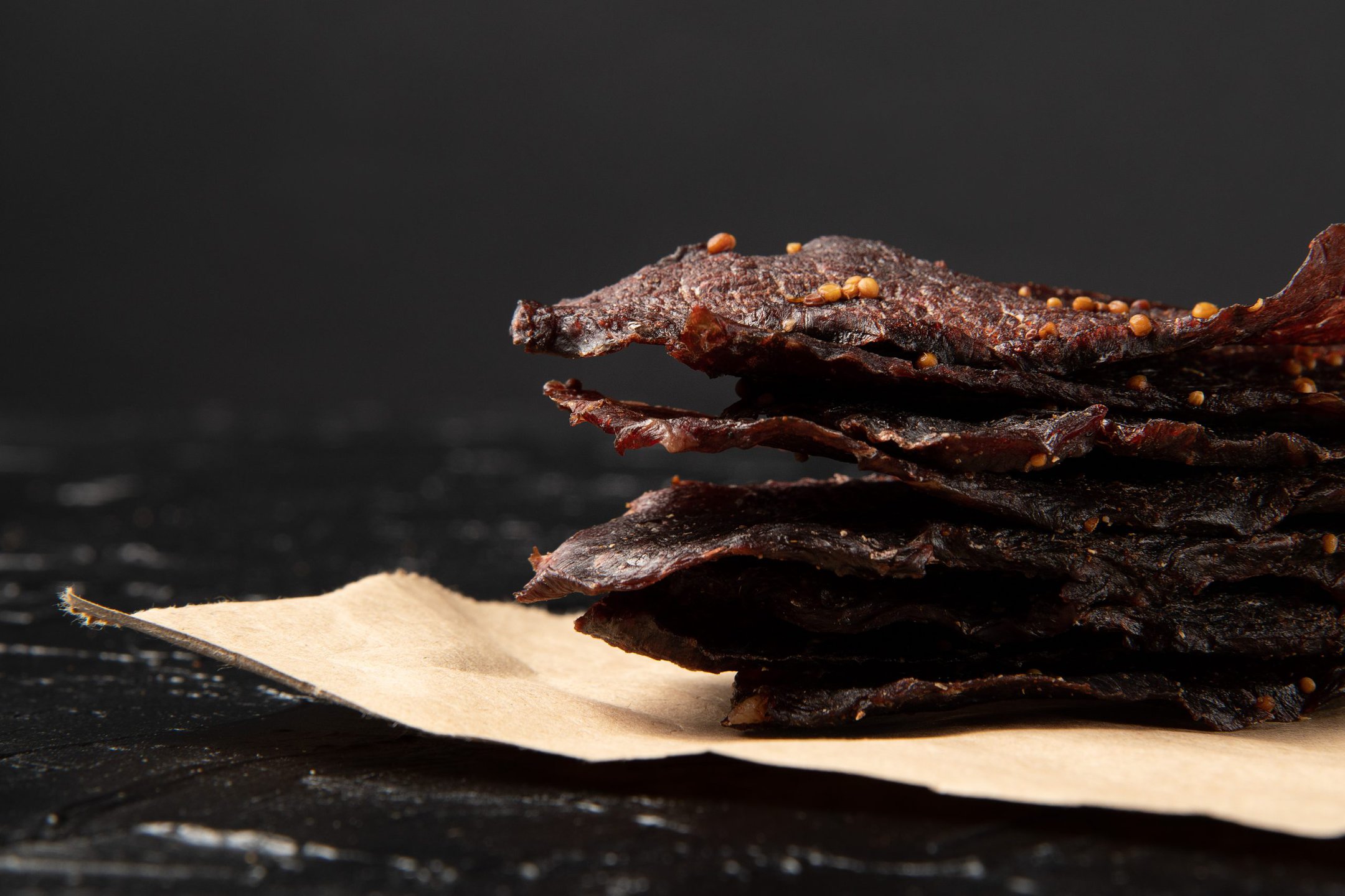 Thin stripes of ground deer jerky recipe